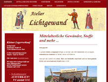 Tablet Screenshot of lichtgewand.de